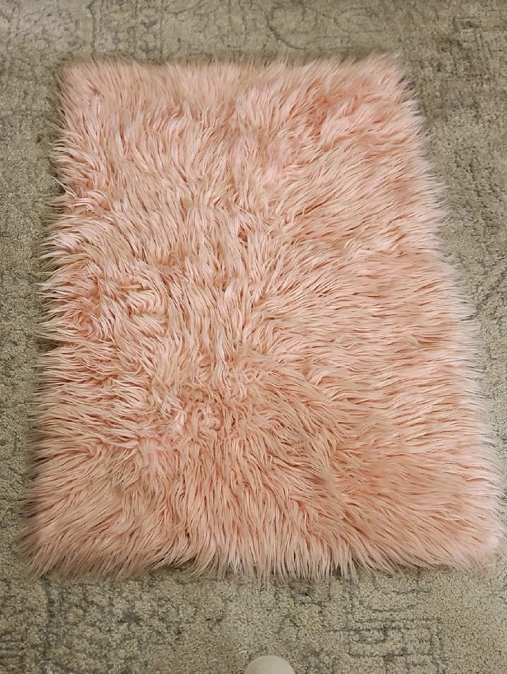 Safavieh Faux Sheep Skin Rug - Blush Pink